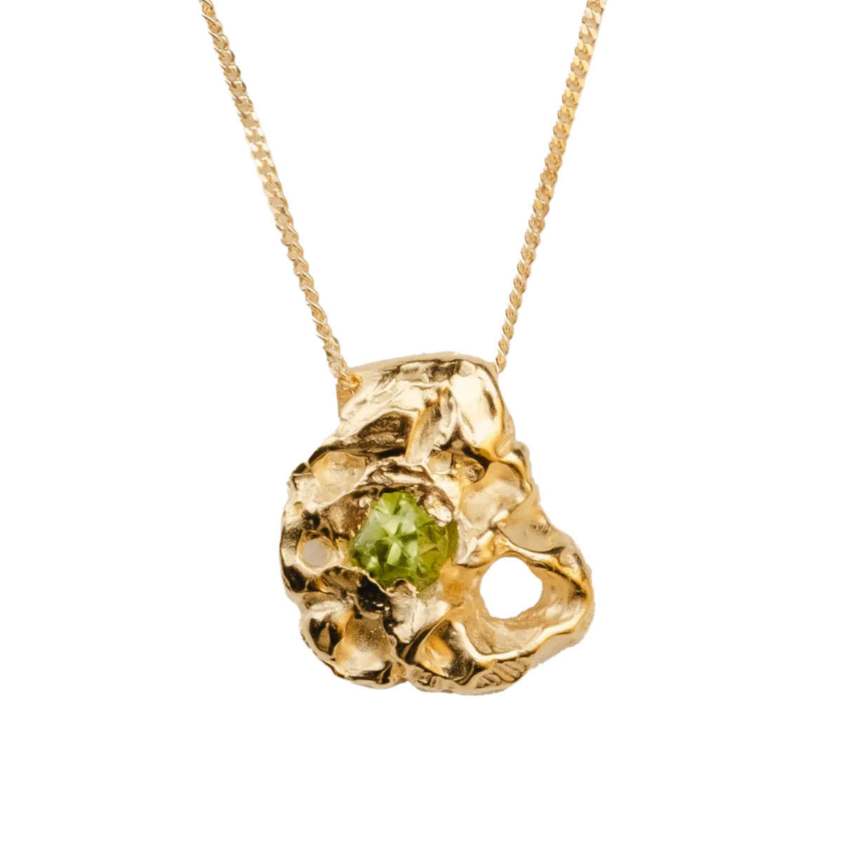 Meteorito Peridot Necklace
