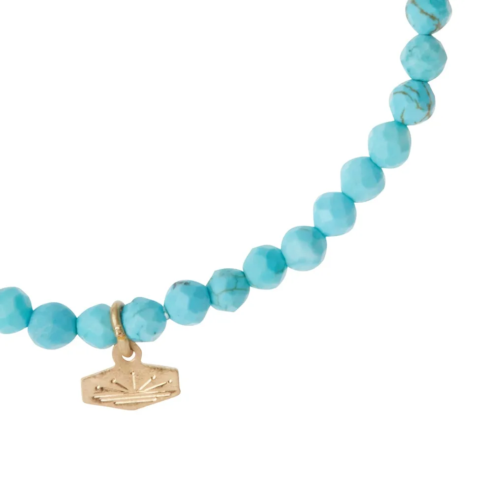 Mini Bracelet Turquoise/Gold