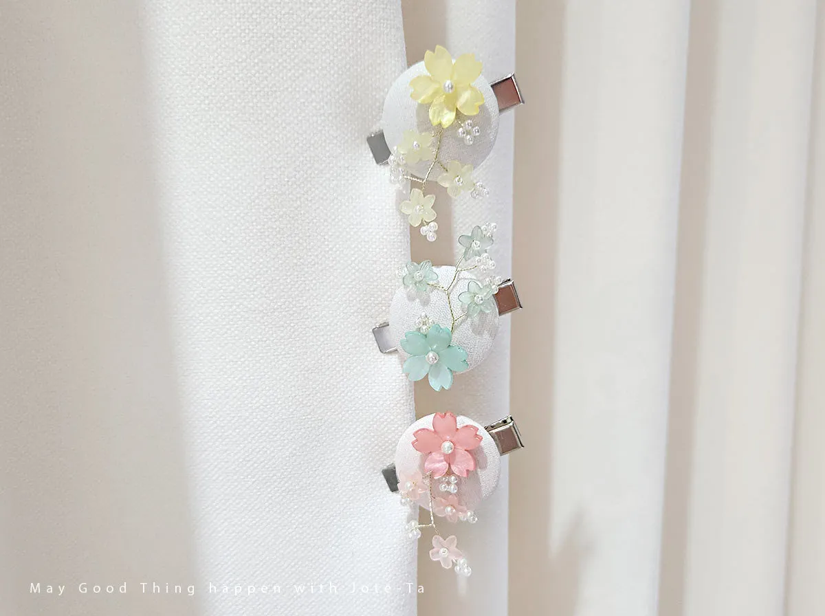 Mother of Pearl Flower Hair Pin (3 Colors)