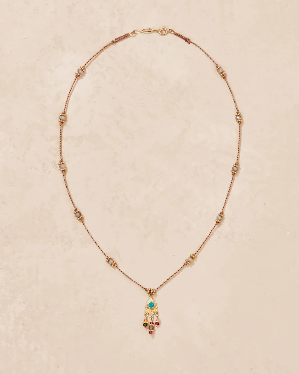 Necklace Padmacoll40 Padma Chaine Grenat