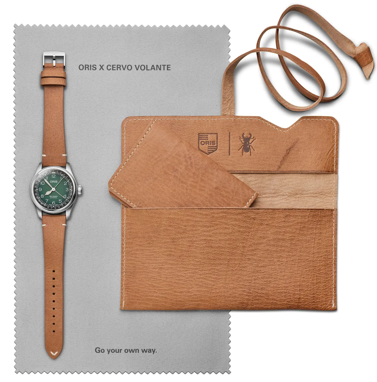 ORS Watch Big Crown Pointer Date Cervo Volante Green