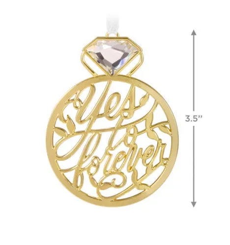 Our Engagement 2024 Metal Ornament
