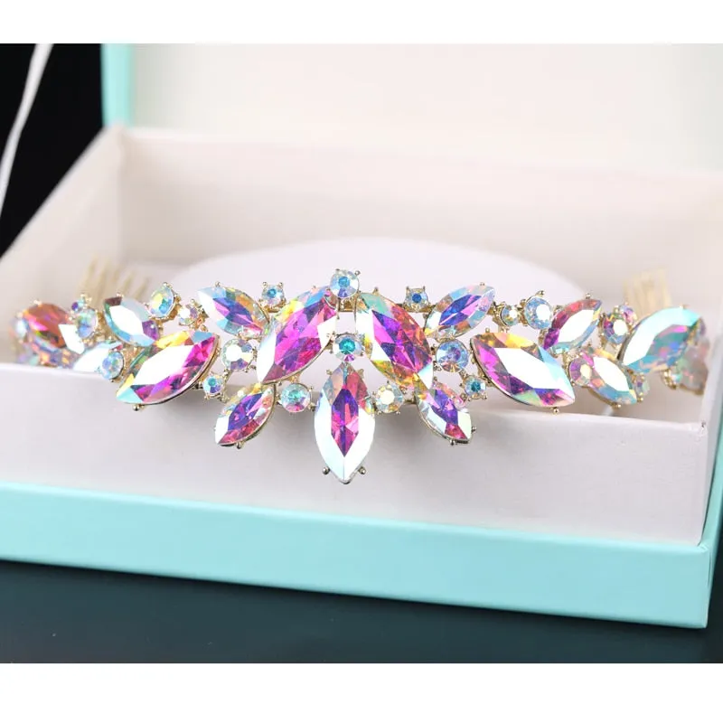Outspoken Glass Pixie Tiara