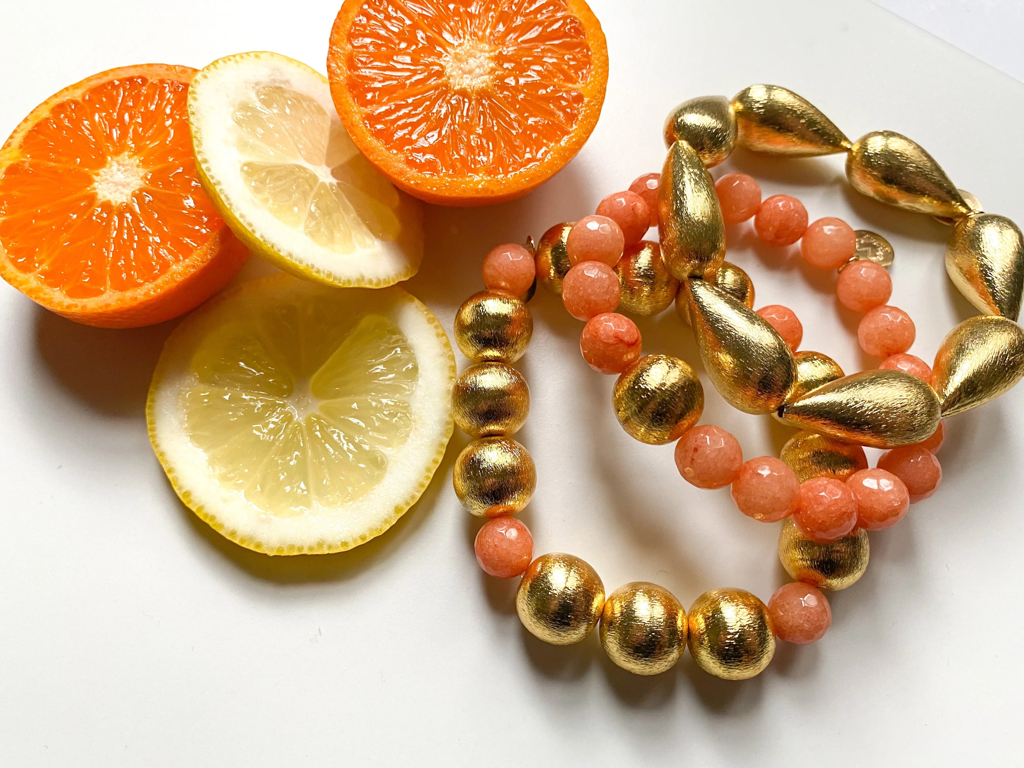 Pamela Gold & Tangerine Bracelet