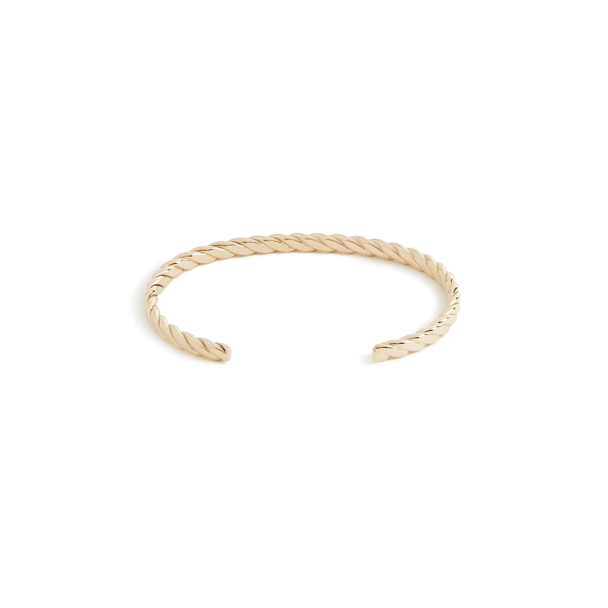 Plait Cuff / Solid Gold