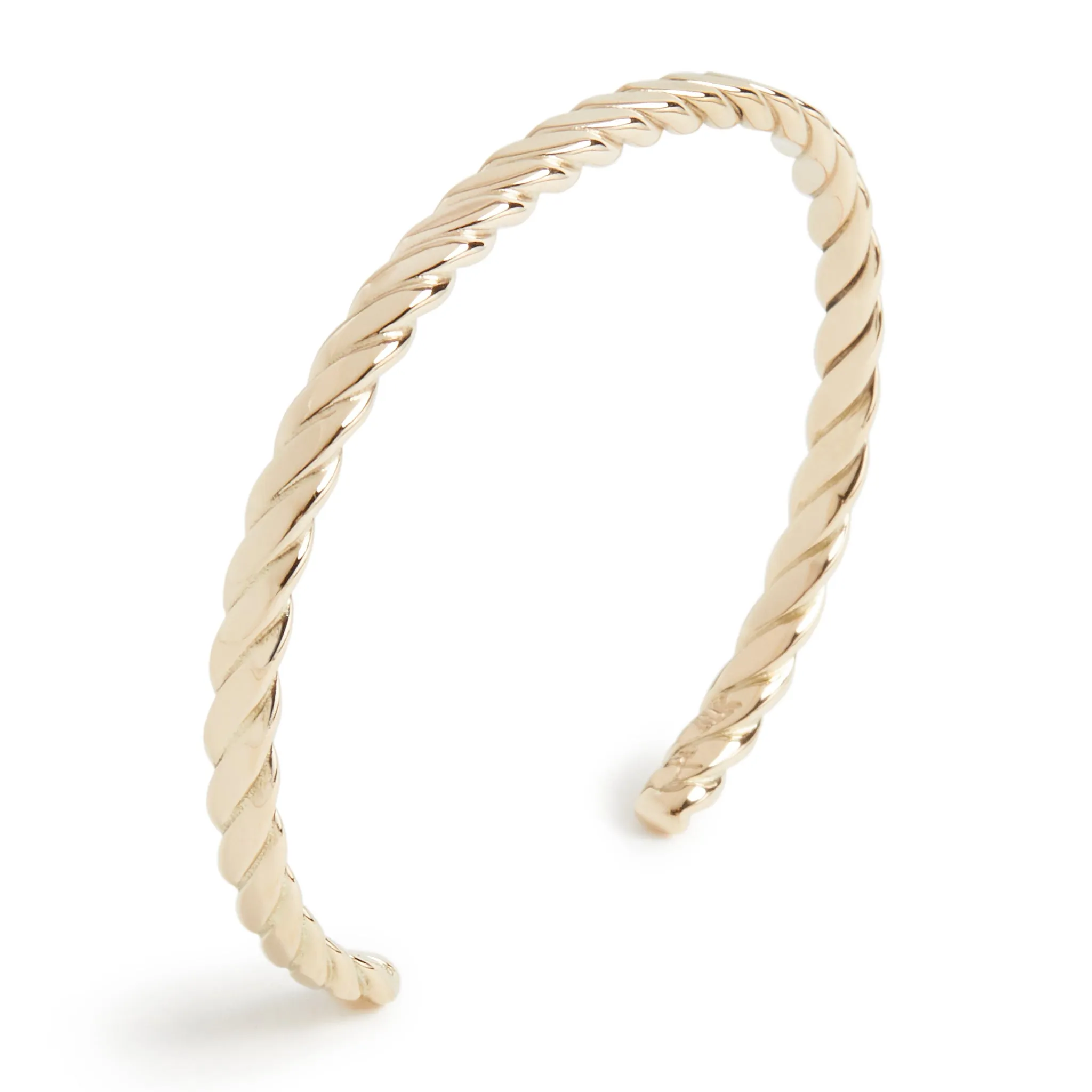 Plait Cuff / Solid Gold