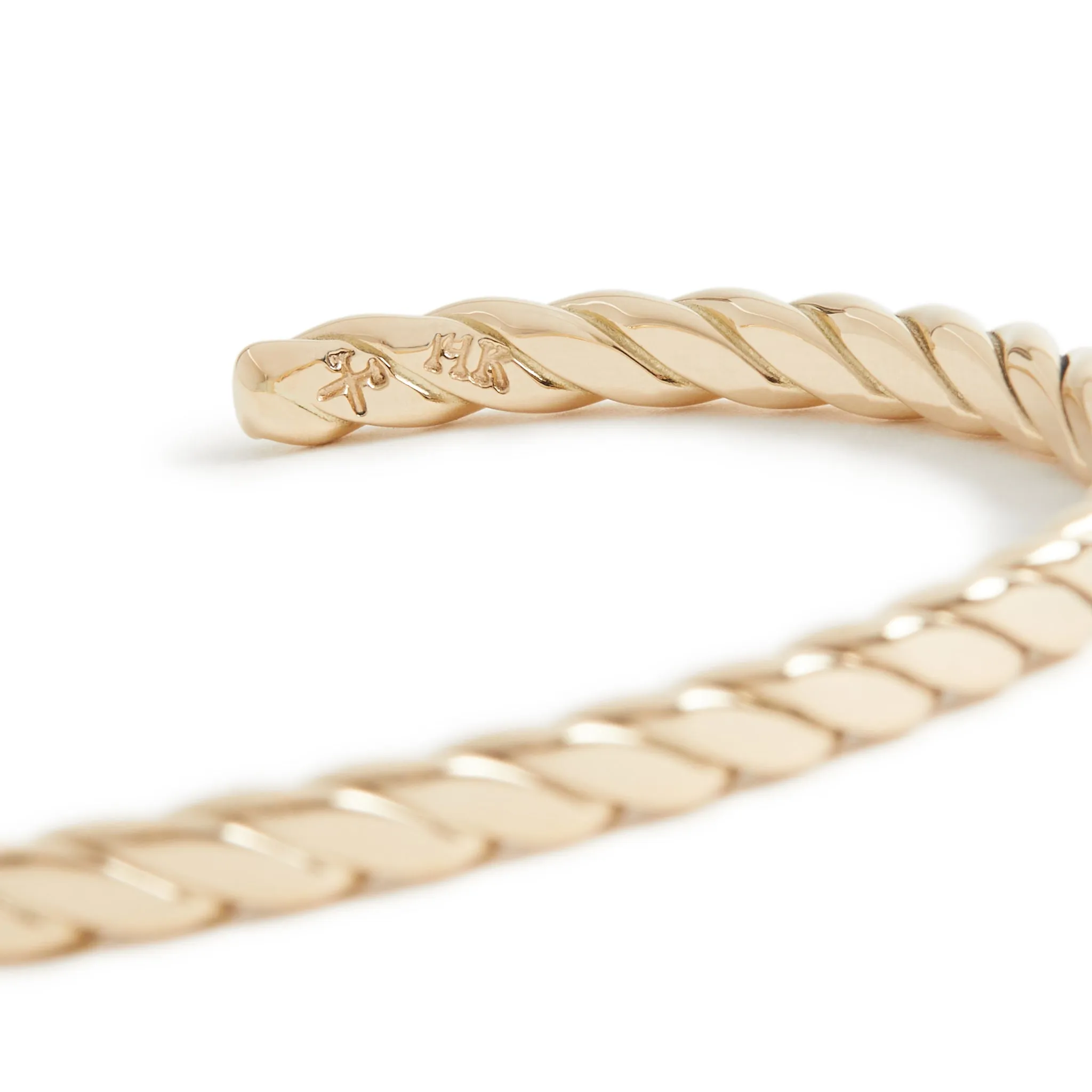 Plait Cuff / Solid Gold