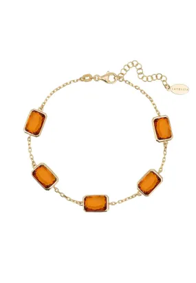 Portofino Bracelet Gold Citrine