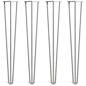 Raw Steel Hairpin Legs