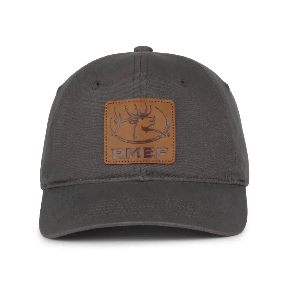 RMEF Leather Patch Cap