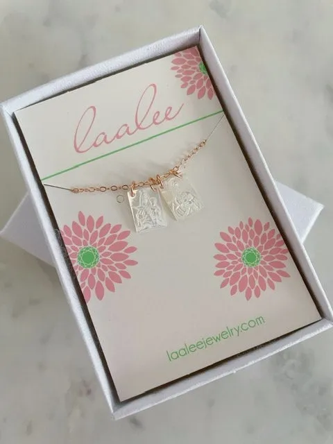 Rose Gold Scapular Bracelet