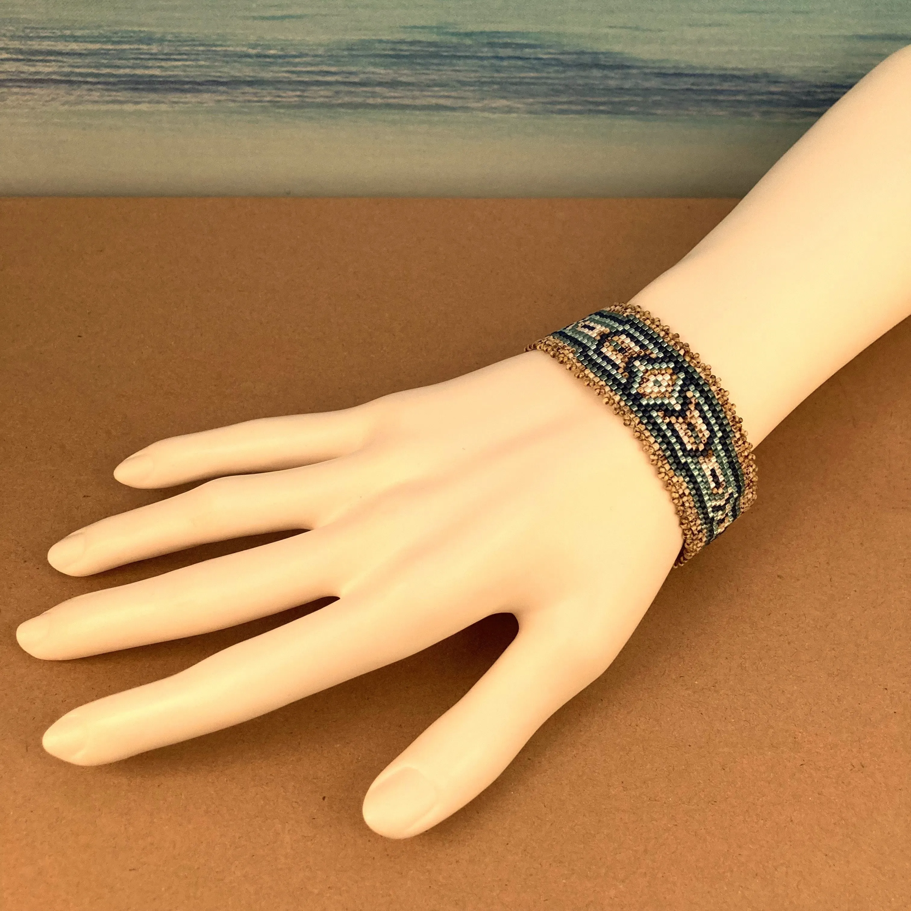 Sandy Beach Peyote Bracelet