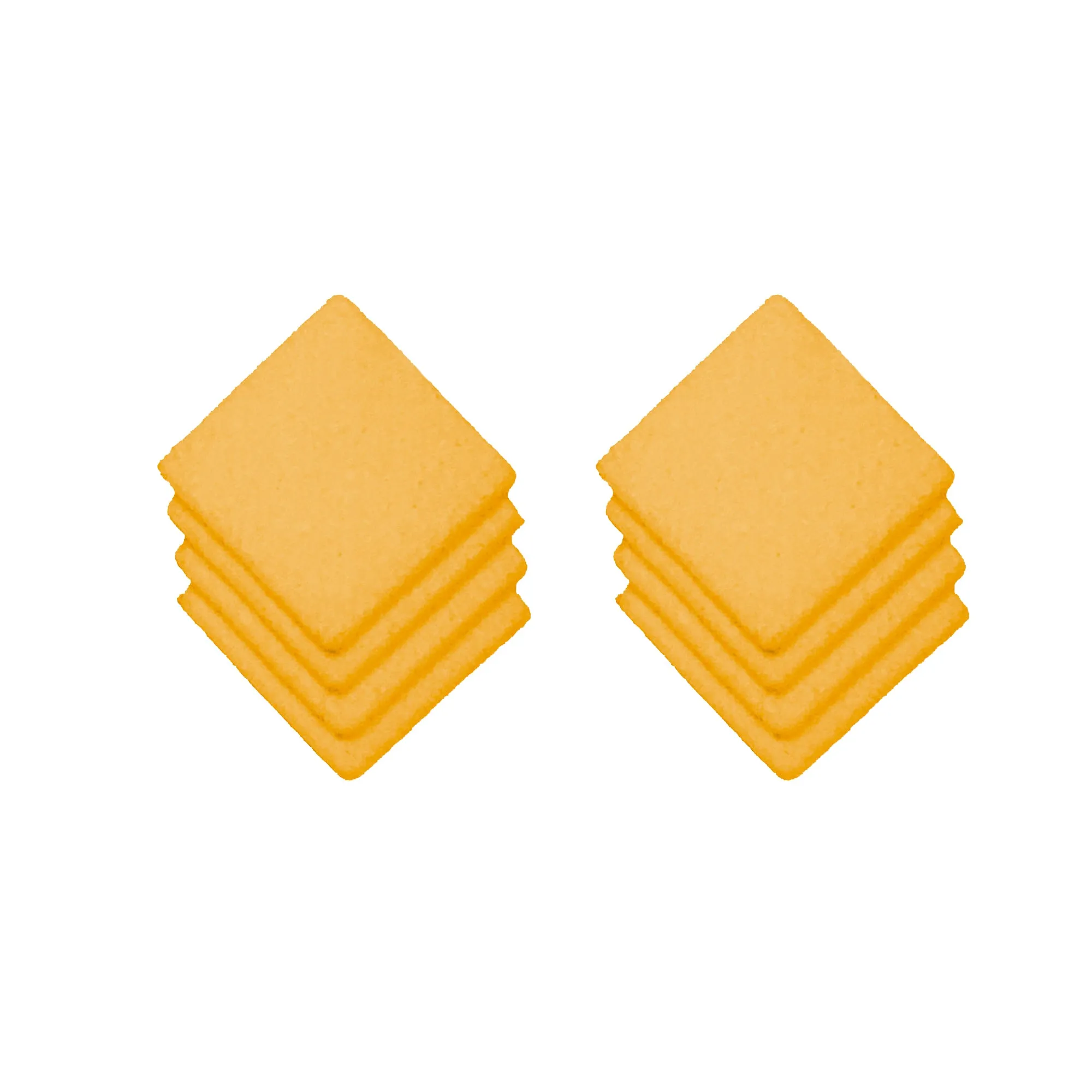 Square Stud Earrings - Optical