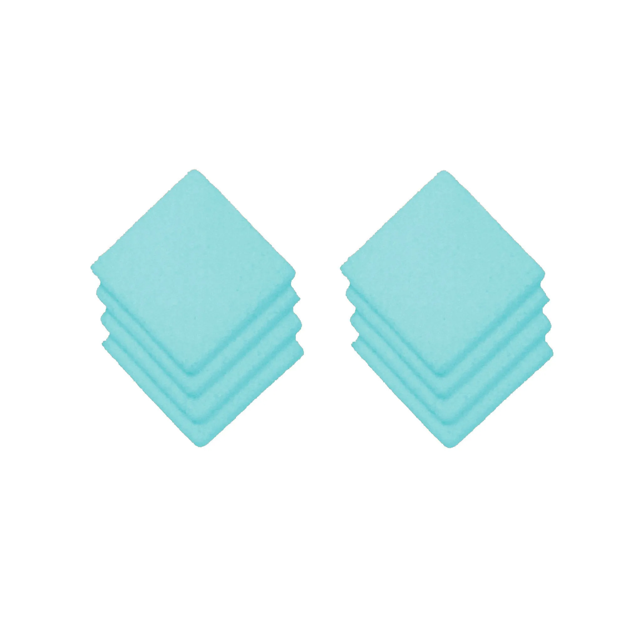Square Stud Earrings - Optical