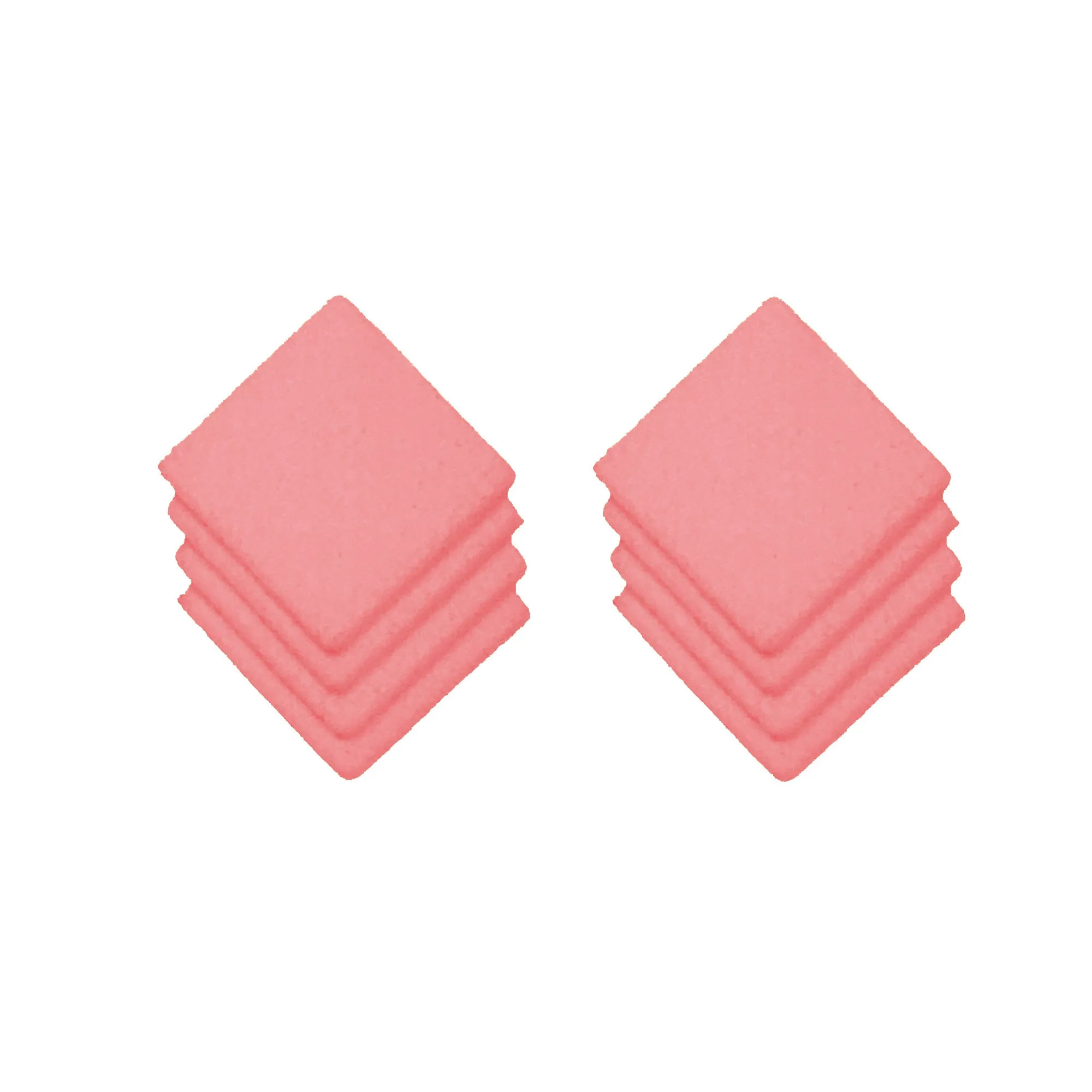 Square Stud Earrings - Optical