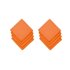 Square Stud Earrings - Optical
