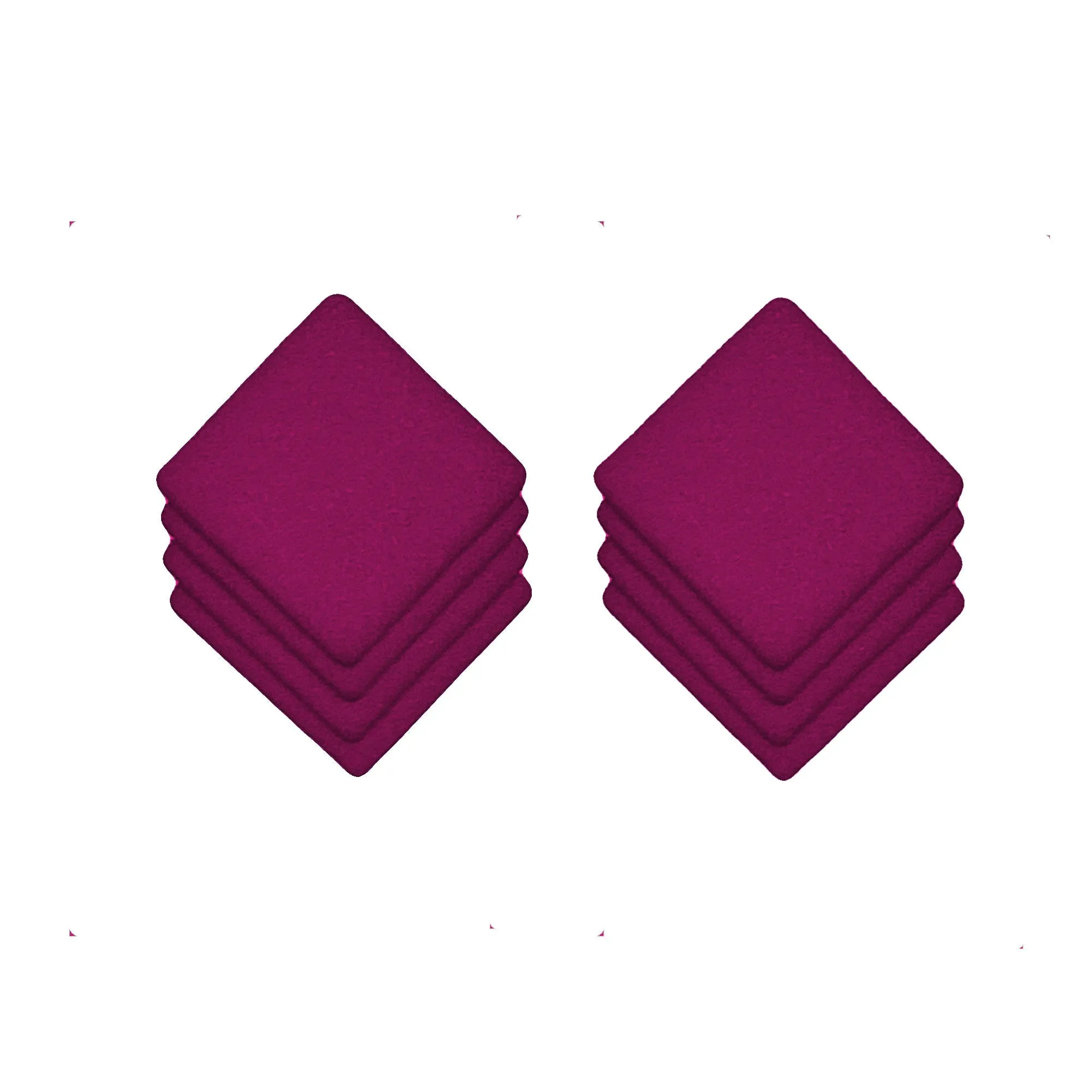 Square Stud Earrings - Optical