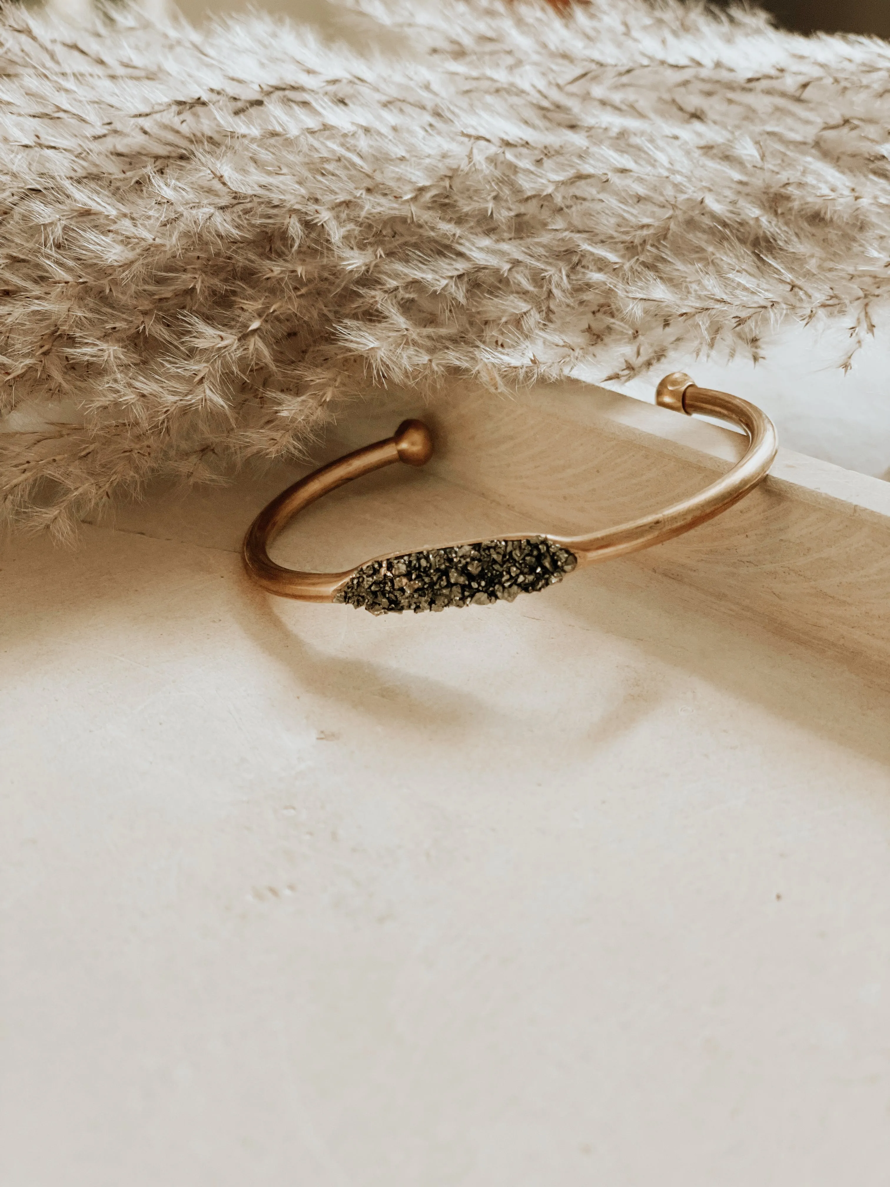 Stardust Pyrite Cuff