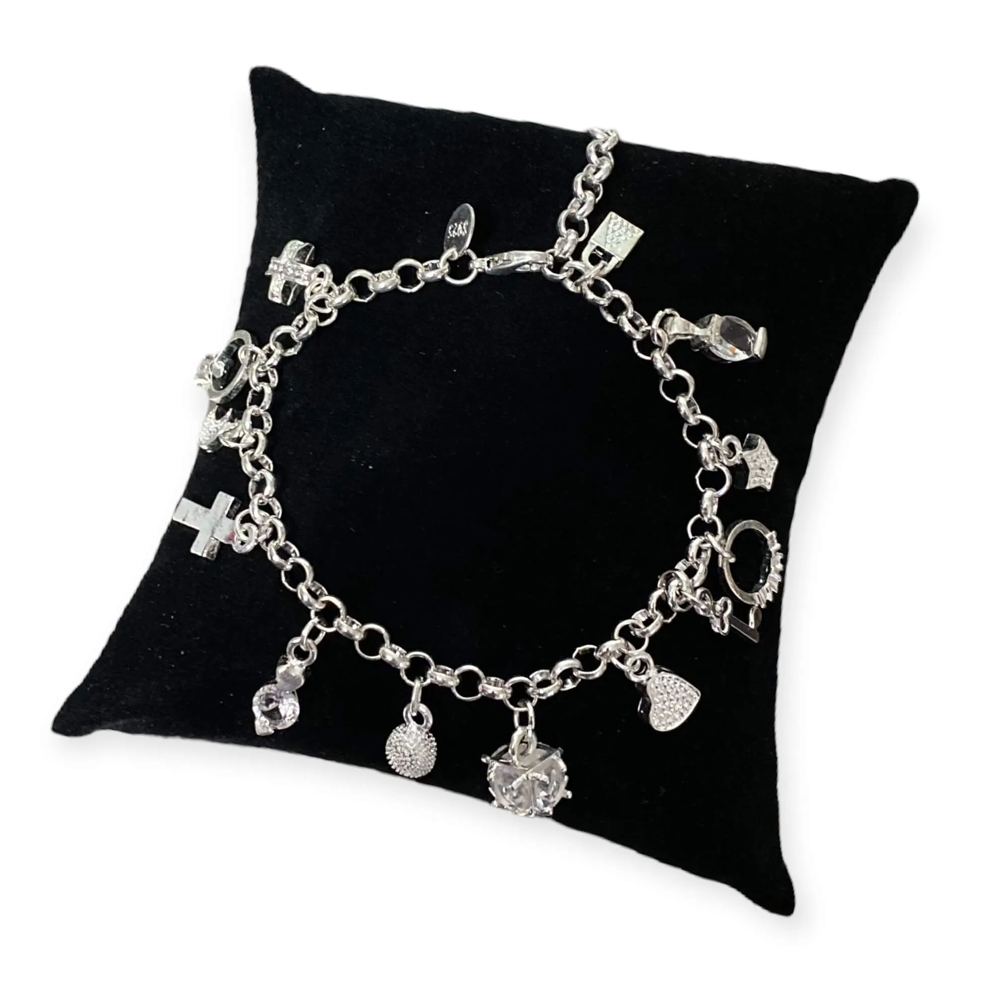 Sterling Silver Charm Bracelet