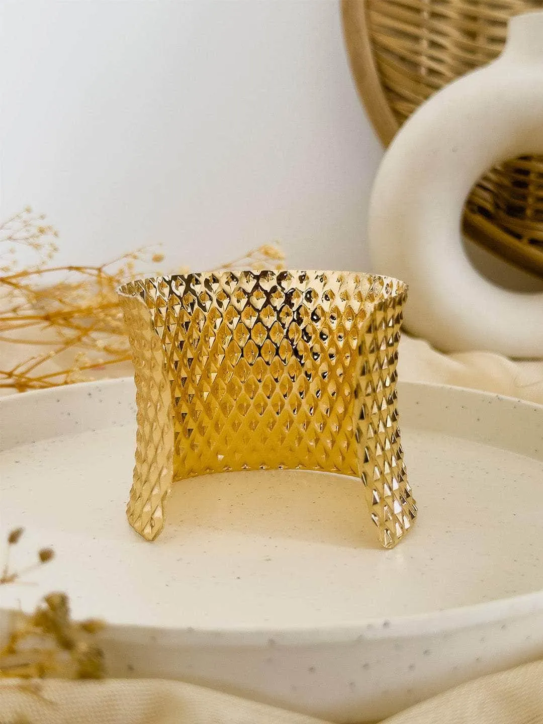 Textured Metal Cuff