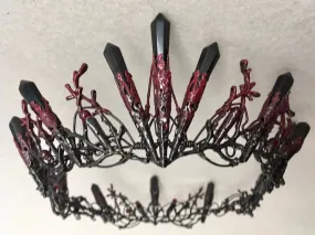 The VIVIENNE Black Burgundy Full Crown.