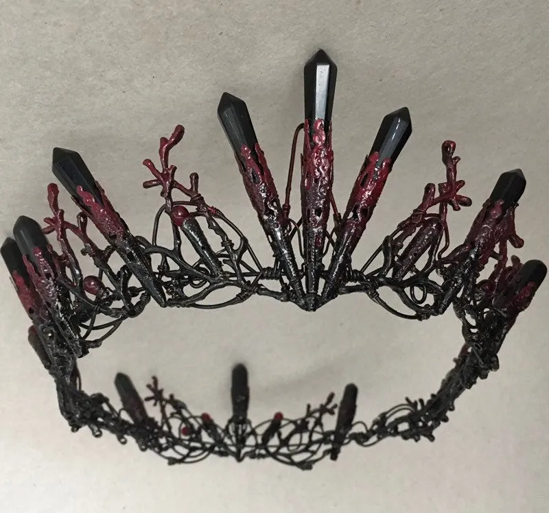 The VIVIENNE Black Burgundy Full Crown.