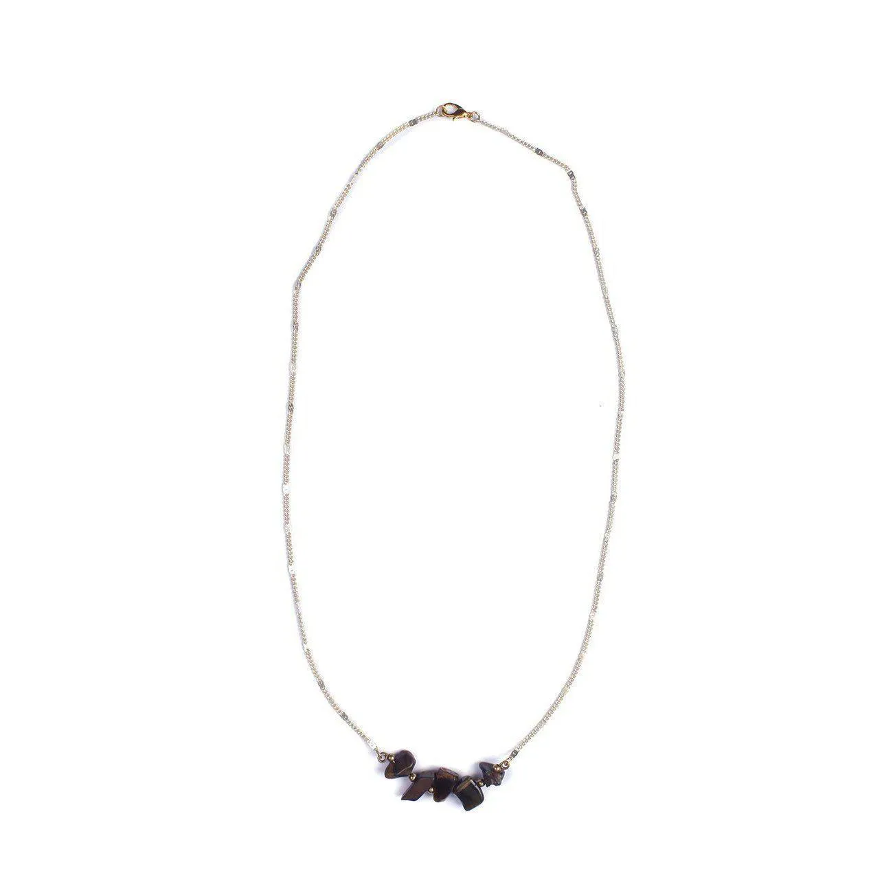 Tiger Eye Chain Necklace - Thailand