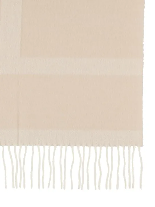 Toteme   Monogram jacquard wool scarf 