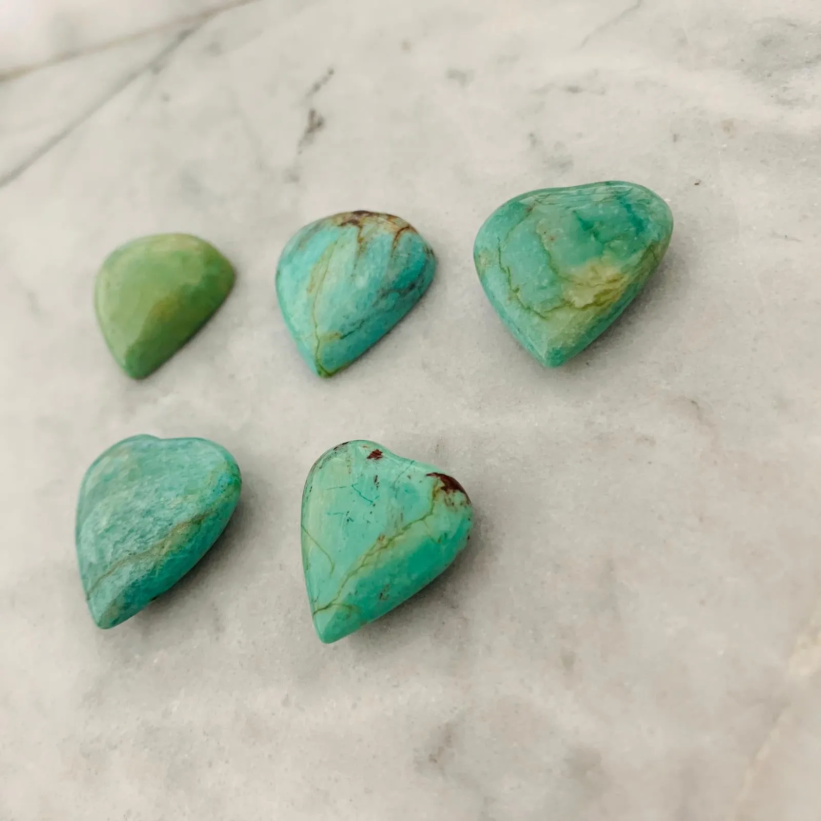 Turquoise Heart Cabochon