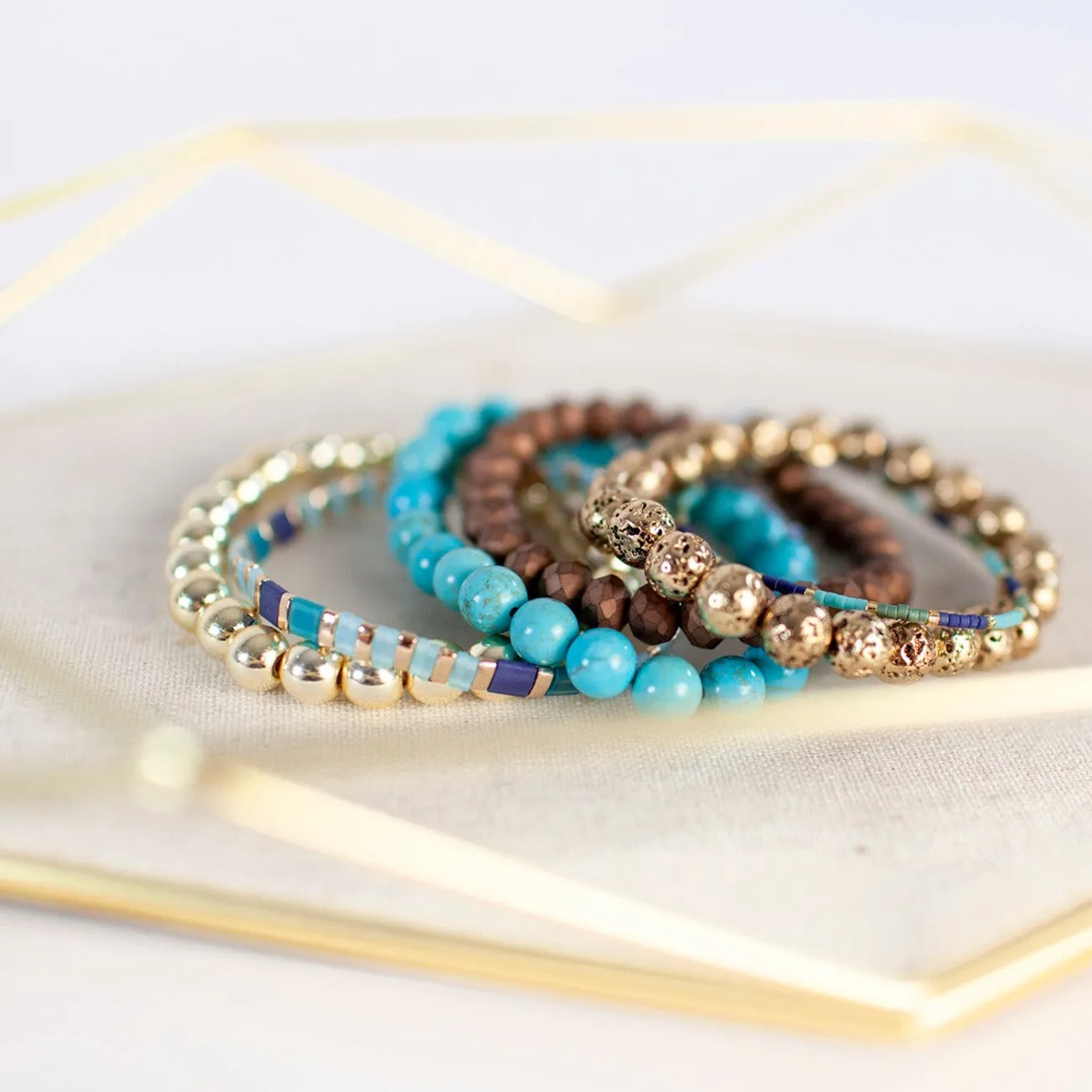 Turquoise Magnesite 8mm Bracelet