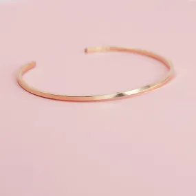 Twisted 10K Gold Cuff Bracelet
