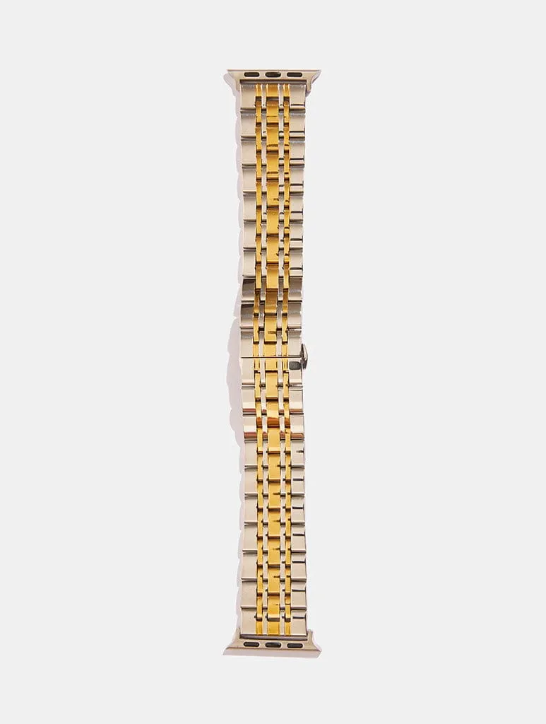 Two Tone Chain Link Apple Watch Strap