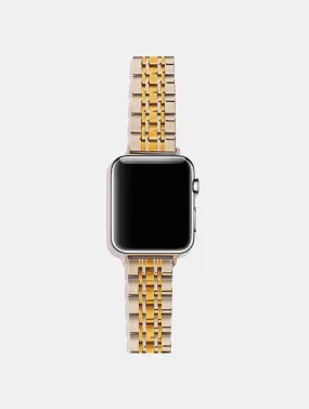 Two Tone Chain Link Apple Watch Strap