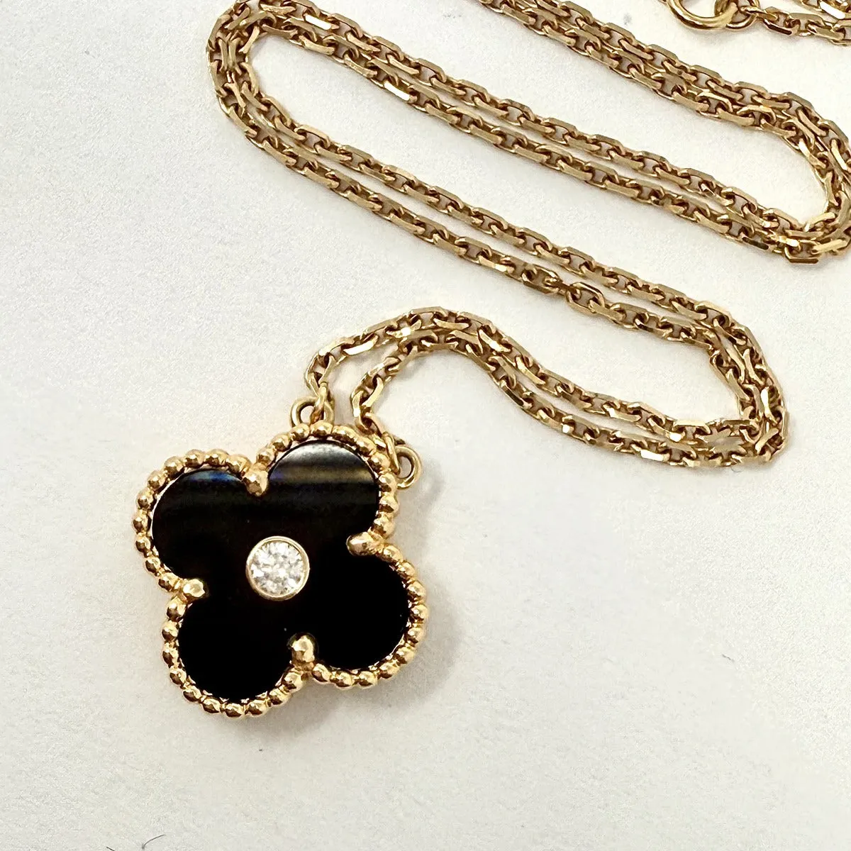 Van Cleef & Arpels Vintage Alhmabra Pendant  Necklace