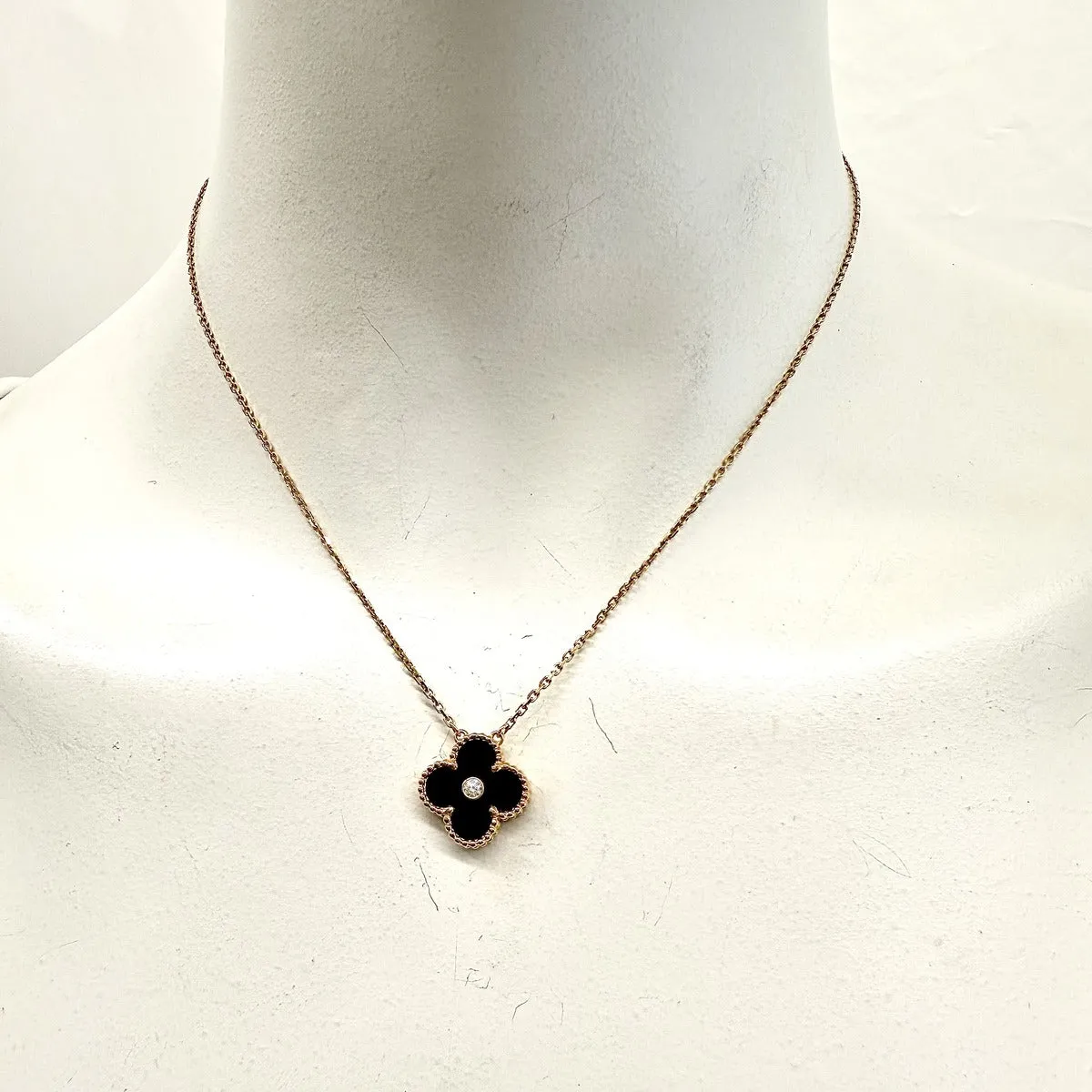 Van Cleef & Arpels Vintage Alhmabra Pendant  Necklace