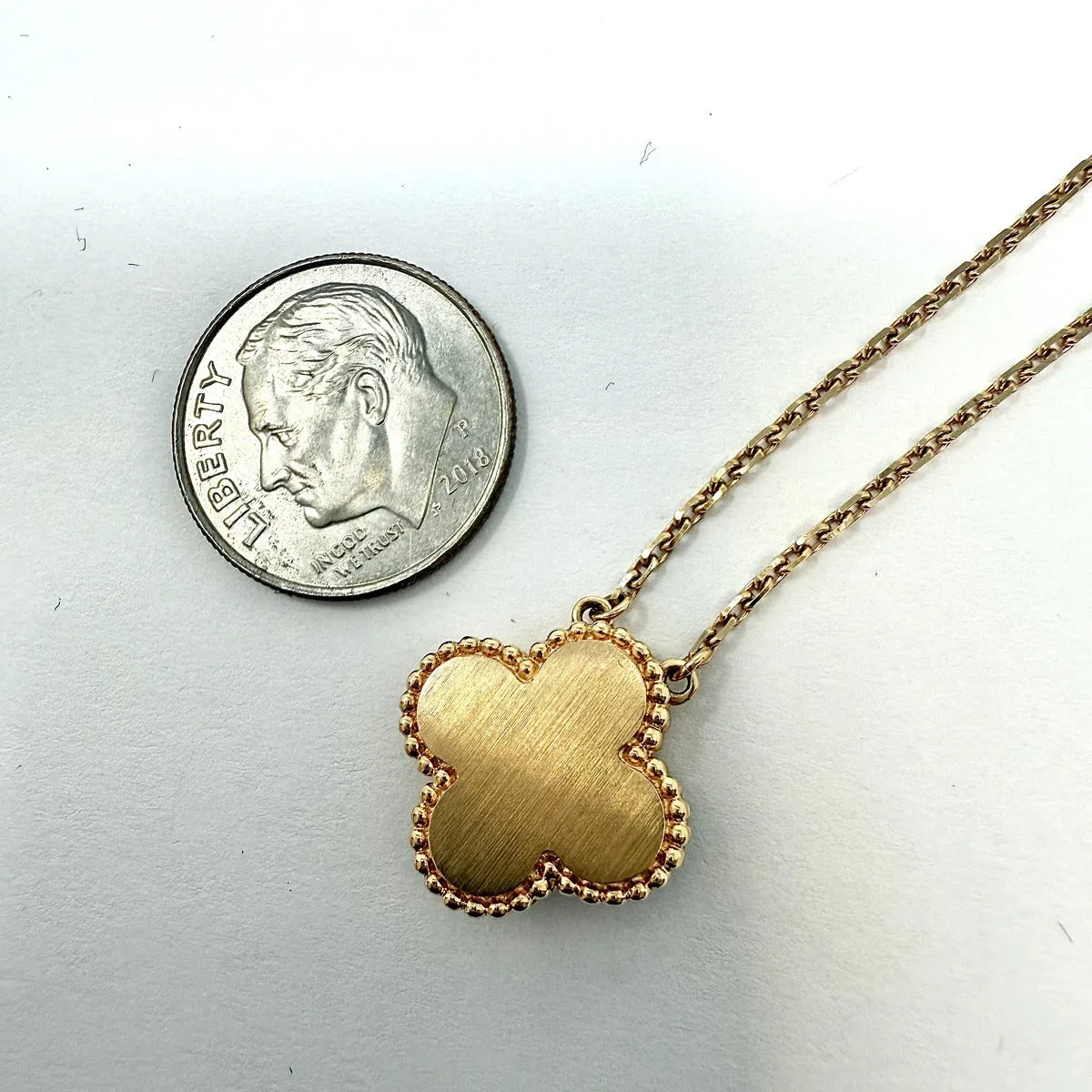 Van Cleef & Arpels Vintage Alhmabra Pendant  Necklace