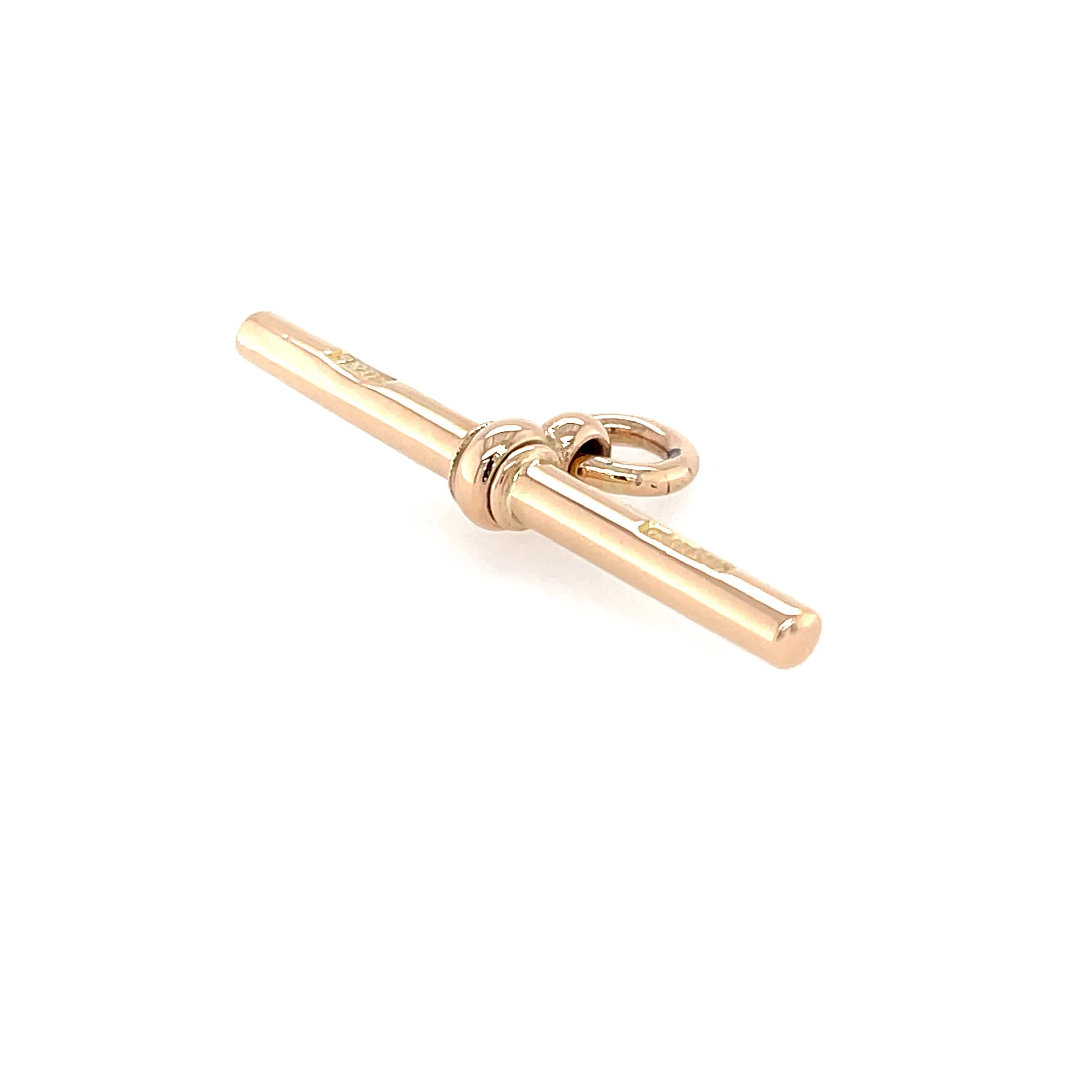 Victorian 9ct Rose Gold T Bar Pendant