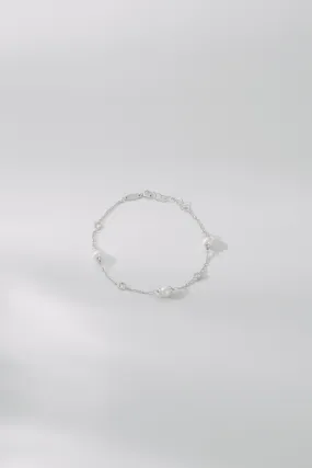 VIV | WHITE GOLD PEARL BRACELET