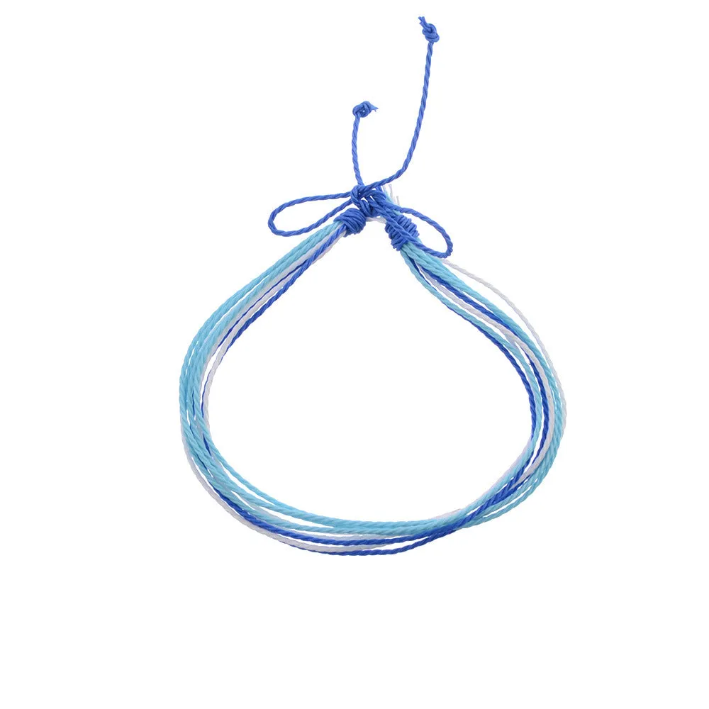 Wave blue gemstone bracelet