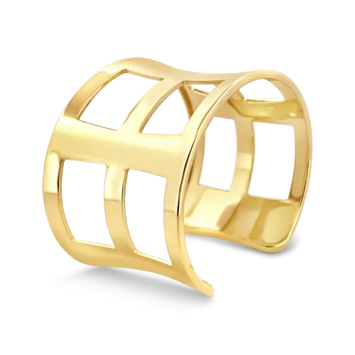 Yellow Gold Cuff Bracelet